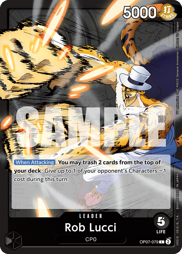 Rob Lucci - OP07-079 - 500 YEARS IN THE FUTURE