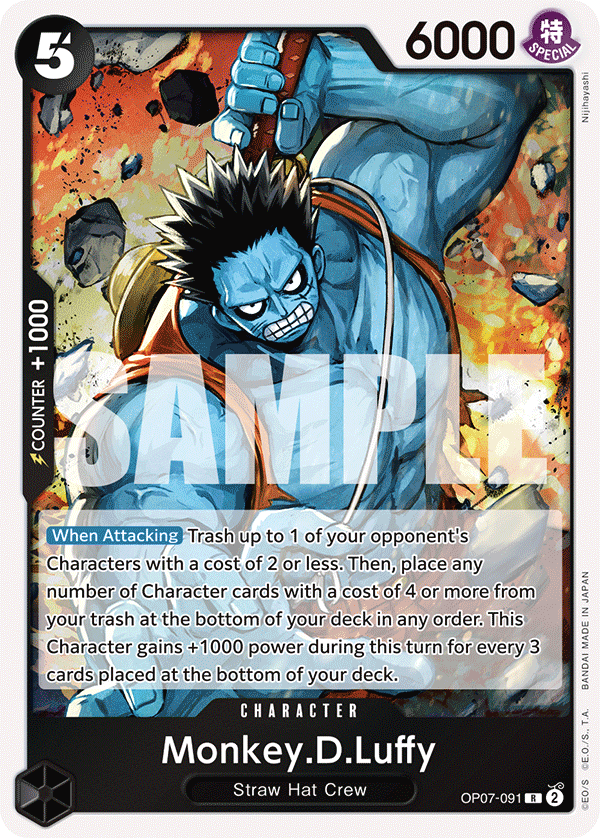 Monkey.D.Luffy - OP07-091 - 500 YEARS IN THE FUTURE