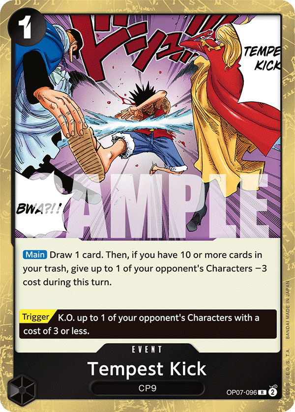 Tempest Kick - OP07-096 - 500 YEARS IN THE FUTURE