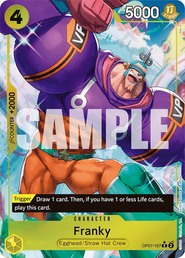 Franky (Alternate Art) - OP07-107 - 500 YEARS IN THE FUTURE