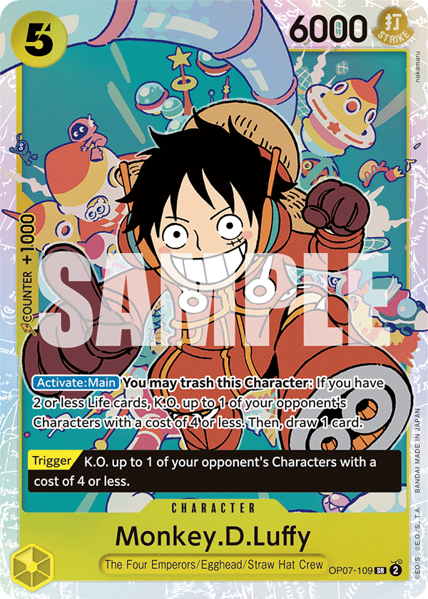 Monkey.D.Luffy - OP07-109 - 500 YEARS IN THE FUTURE