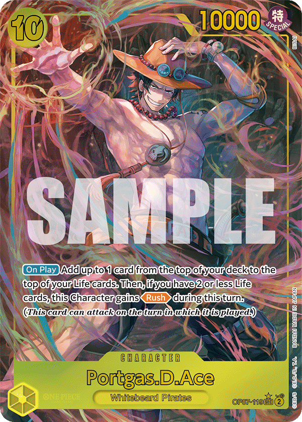 Portgas.D.Ace (Alternate Art) - OP07-119 - 500 YEARS IN THE FUTURE