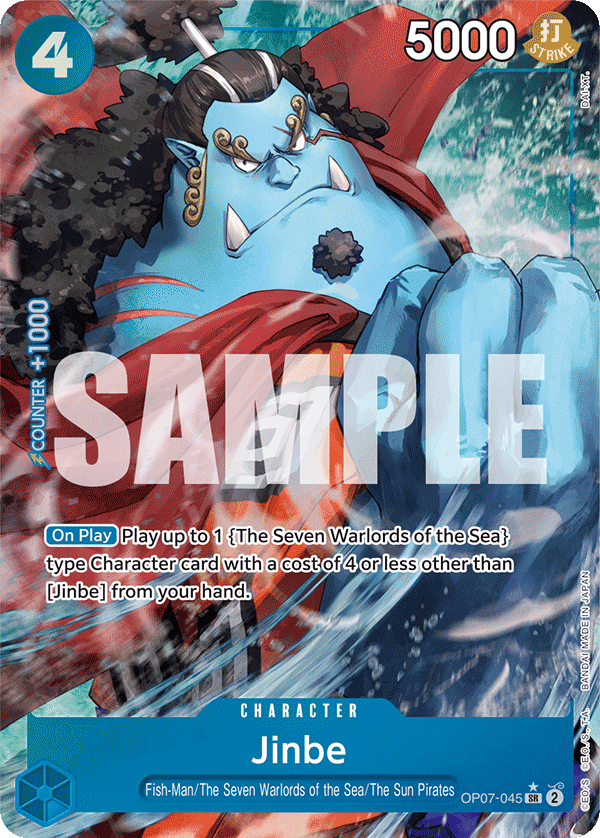 Jinbe (Alternate Art) - OP07-045 - 500 YEARS IN THE FUTURE