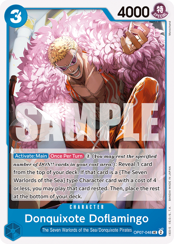 Donquixote Doflamingo - OP07-048 - 500 YEARS IN THE FUTURE