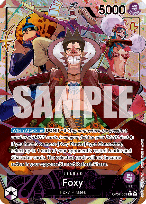 Foxy (Alternate Art) - OP07-059 - 500 YEARS IN THE FUTURE
