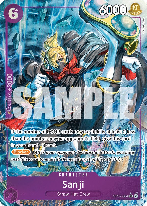 Sanji (Alternate Art) - OP07-064 - 500 YEARS IN THE FUTURE
