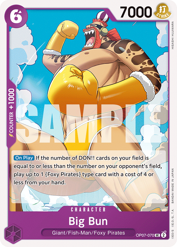 Big Bun - OP07-070 - 500 YEARS IN THE FUTURE