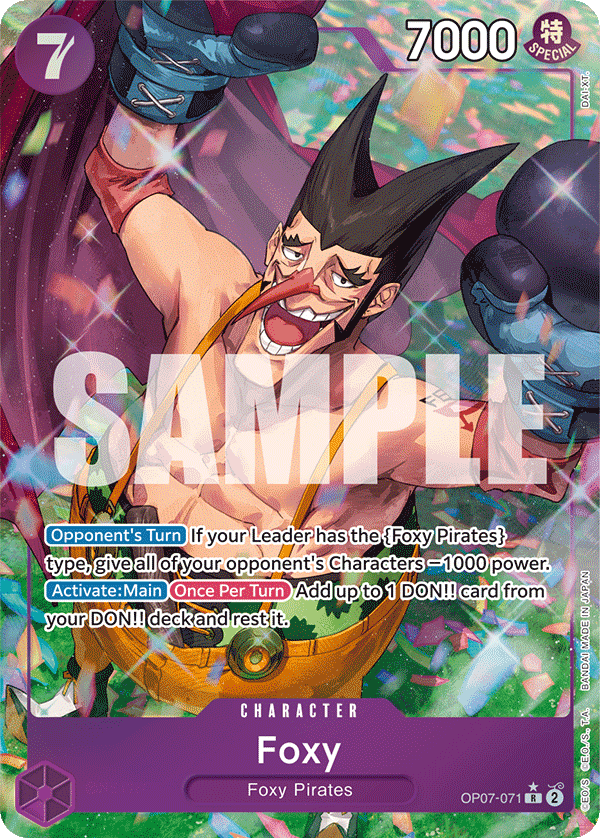 Foxy (Alternate Art) - OP07-071 - 500 YEARS IN THE FUTURE