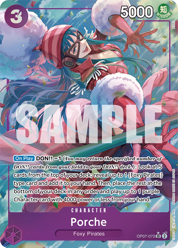 Porche (Alternate Art) - OP07-072 - 500 YEARS IN THE FUTURE