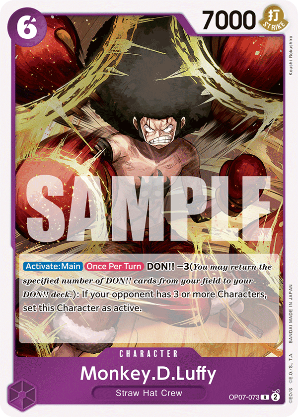 Monkey.D.Luffy - OP07-073 - 500 YEARS IN THE FUTURE
