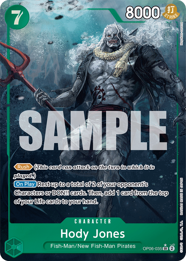 Hody Jones (Alternate Art) - OP06-035 - WINGS OF THE CAPTAIN