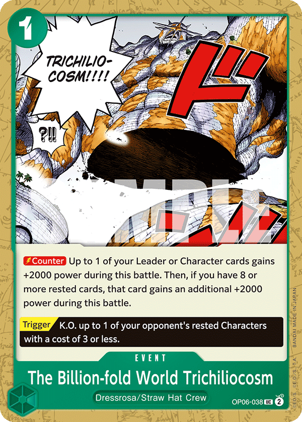 The Billion-fold World Trichiliocosm - OP06-038 - WINGS OF THE CAPTAIN