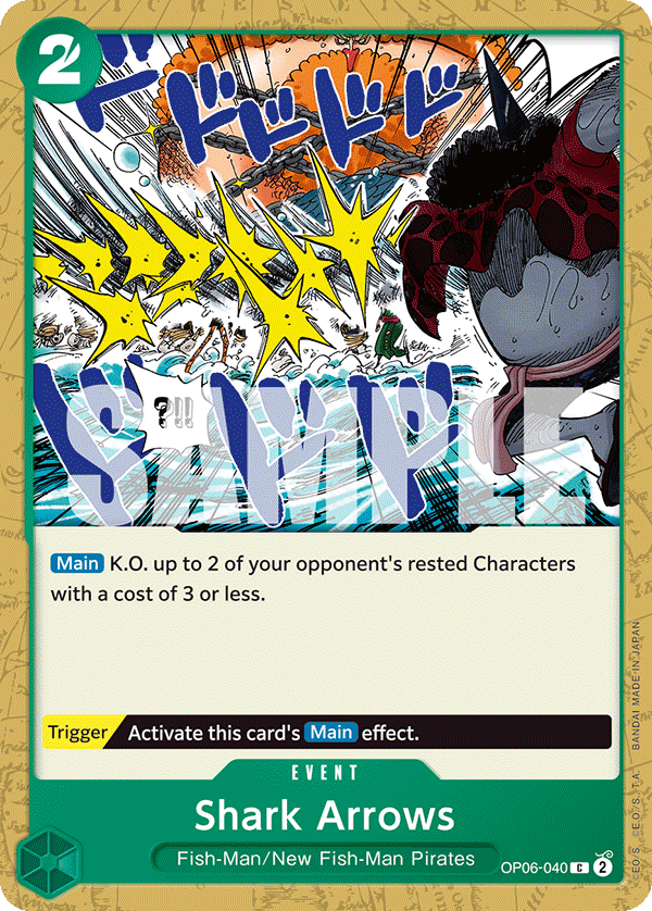 Shark Arrows - OP06-040 - WINGS OF THE CAPTAIN