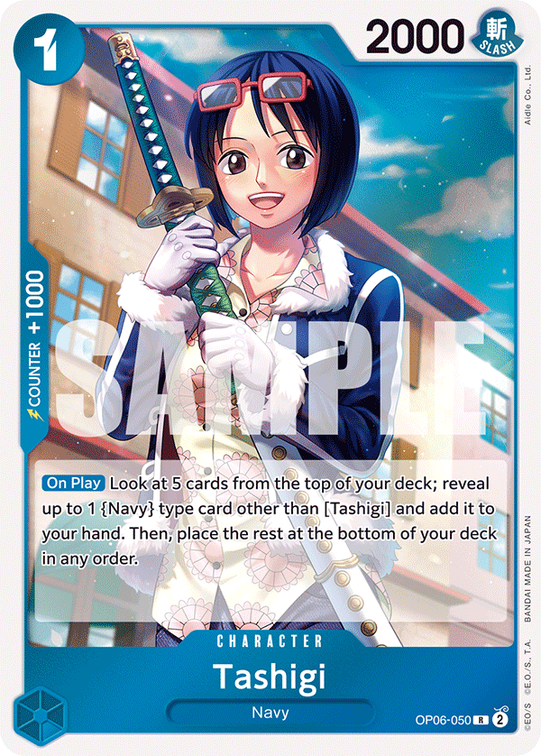 Tashigi - OP06-050 - WINGS OF THE CAPTAIN