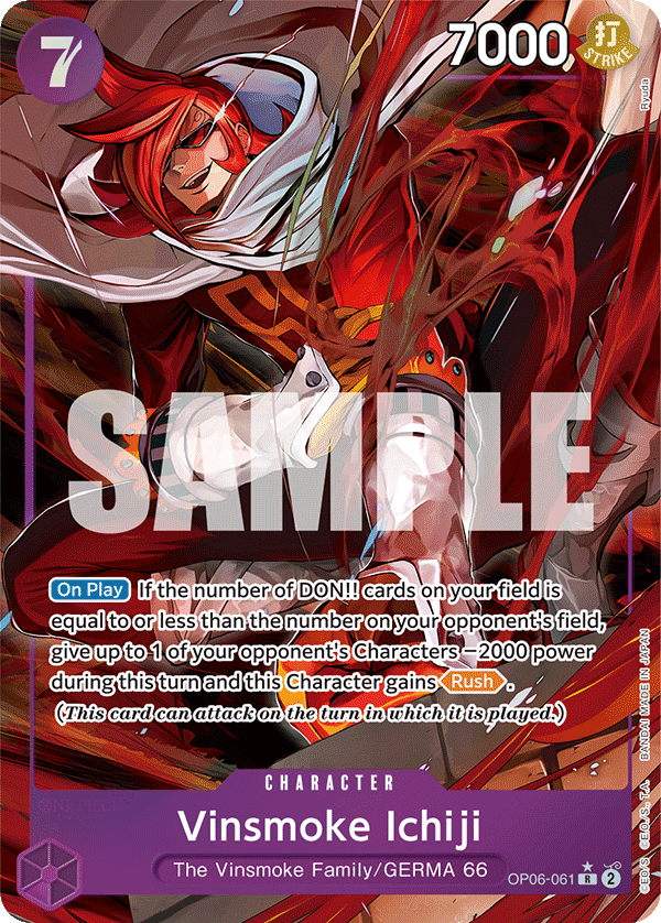 Vinsmoke Ichiji (Alternate Art) - OP06-061 - WINGS OF THE CAPTAIN