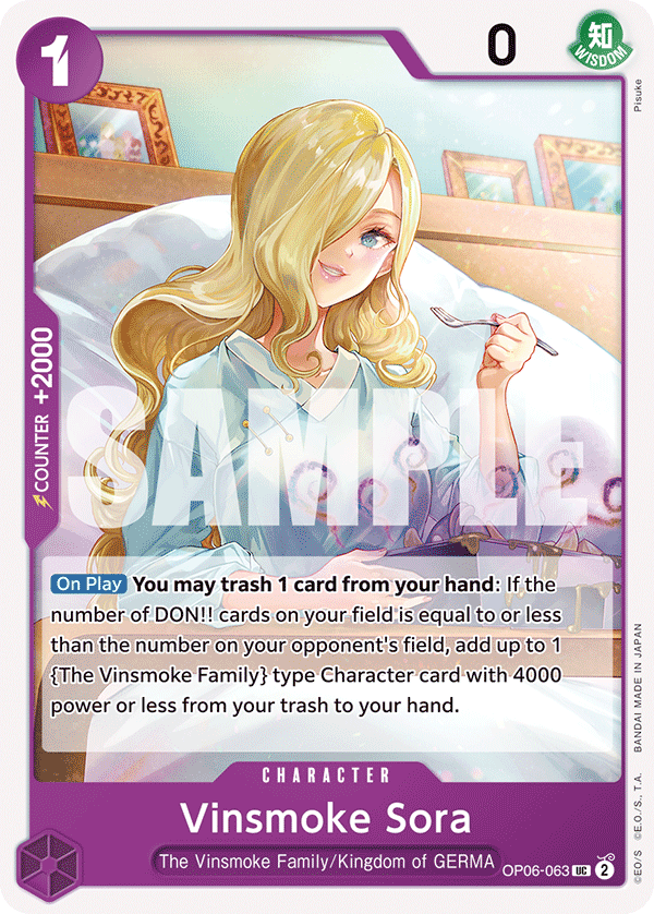 Vinsmoke Sora - OP06-063 - WINGS OF THE CAPTAIN