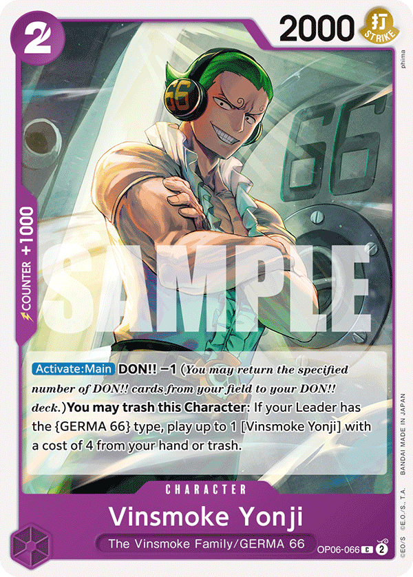 Vinsmoke Yonji - OP06-066 - WINGS OF THE CAPTAIN