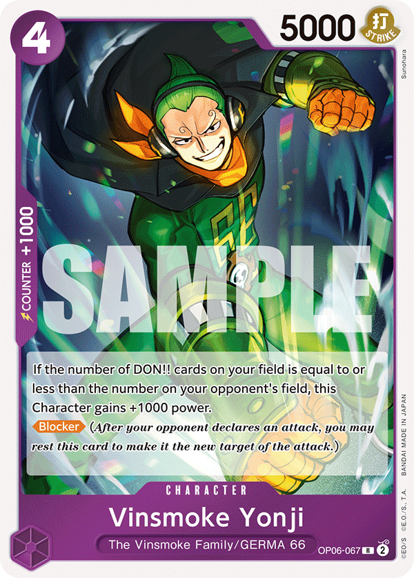 Vinsmoke Yonji - OP06-067 - WINGS OF THE CAPTAIN