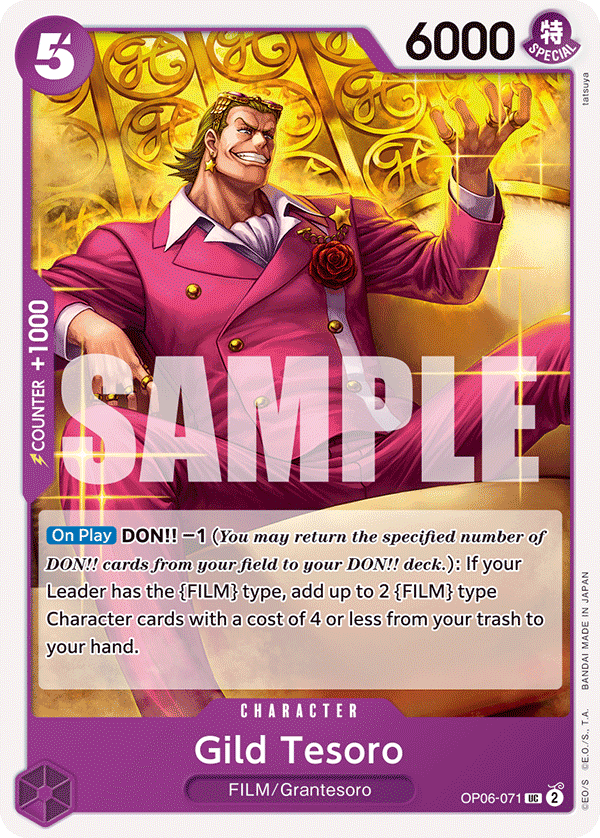 Gild Tesoro - OP06-071 - WINGS OF THE CAPTAIN
