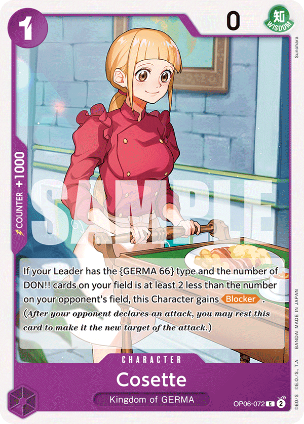 Cosette - OP06-072 - WINGS OF THE CAPTAIN