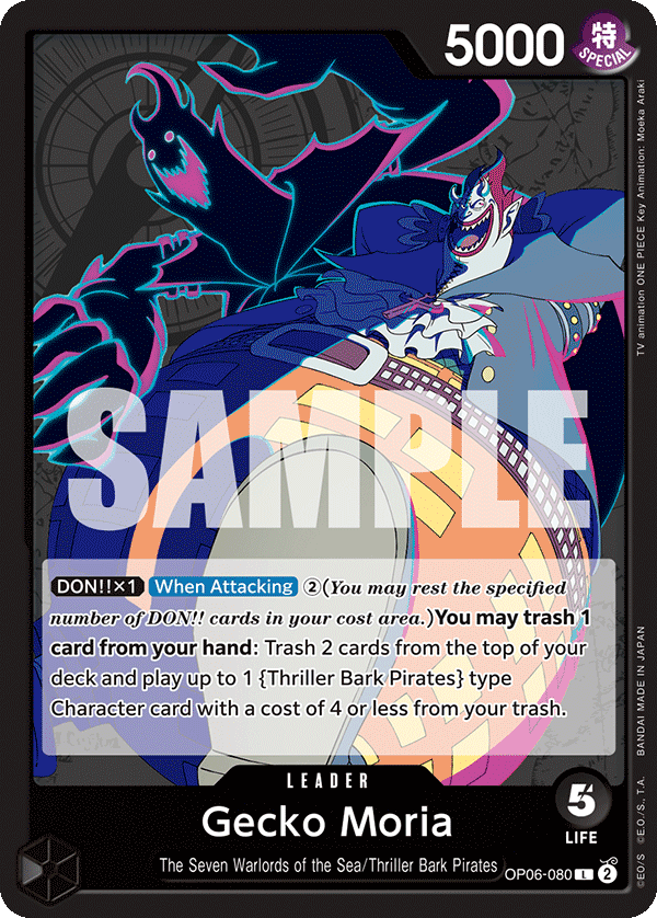 Gecko Moria - OP06-080 - WINGS OF THE CAPTAIN