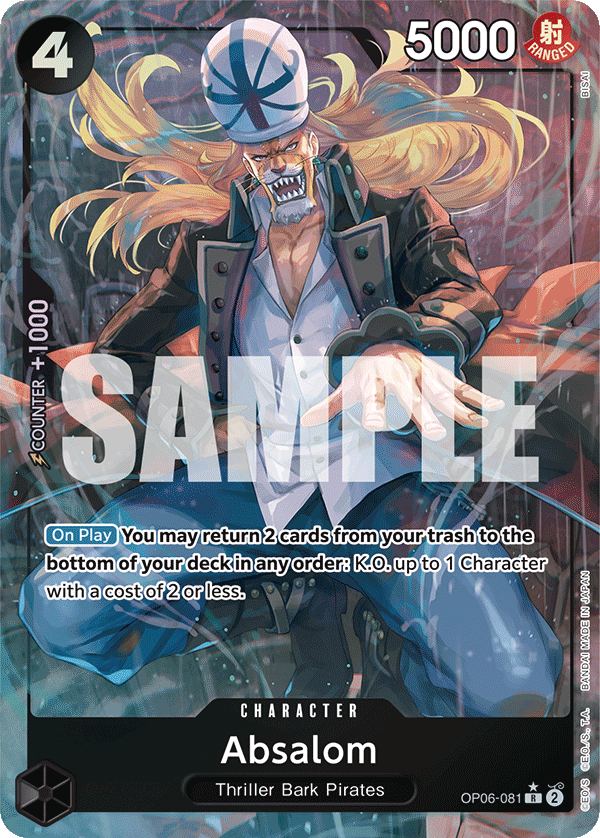Absalom (Alternate Art) - OP06-081 - WINGS OF THE CAPTAIN