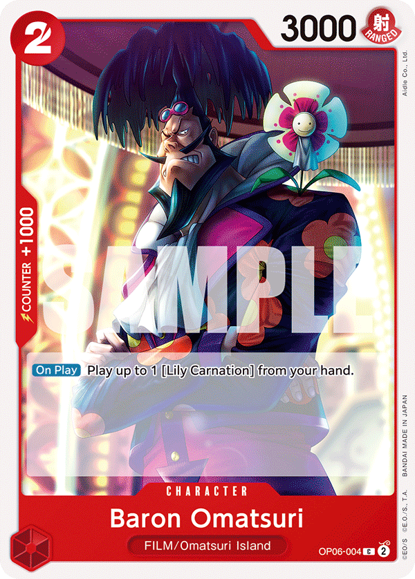 Baron Omatsuri - OP06-004 - WINGS OF THE CAPTAIN