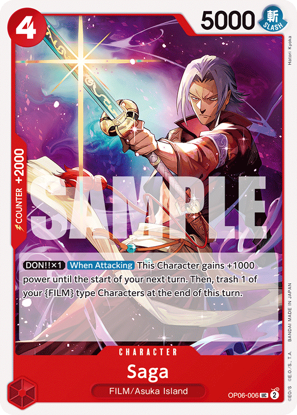 Saga - OP06-006 - WINGS OF THE CAPTAIN