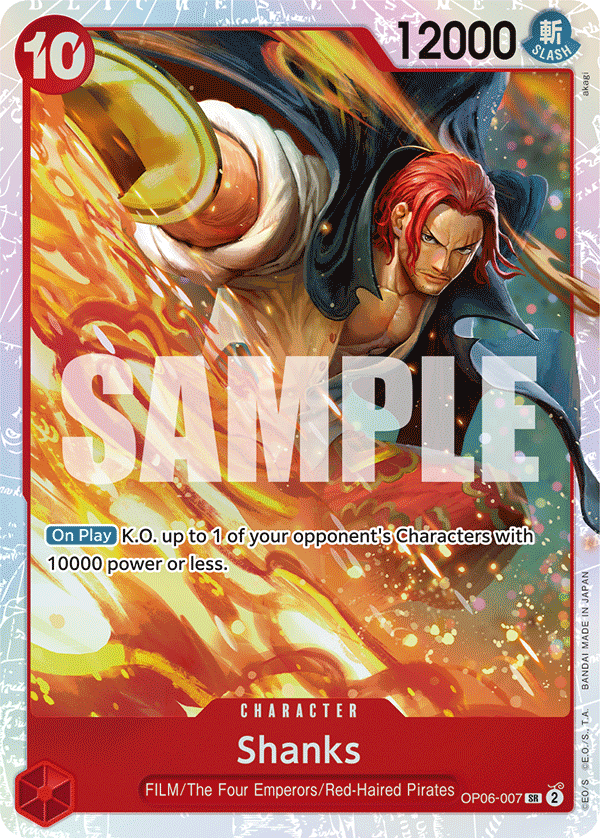 Shanks - OP06-007 - WINGS OF THE CAPTAIN