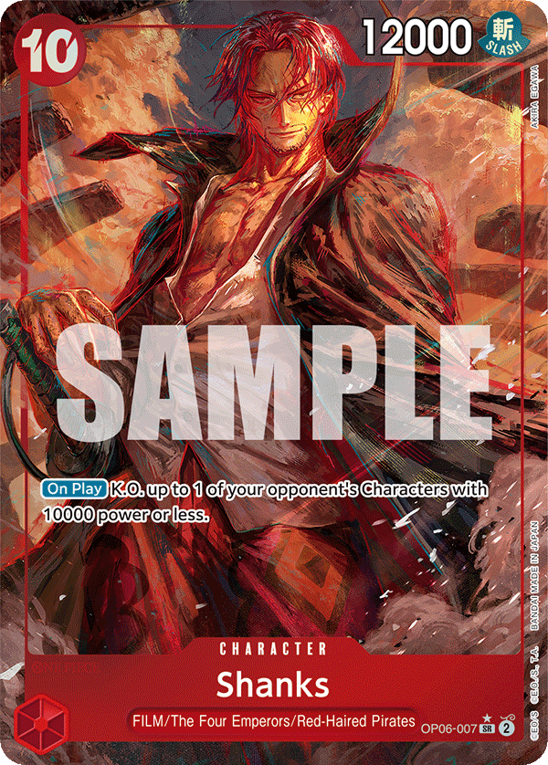 Shanks (Alternate Art) - OP06-007 - WINGS OF THE CAPTAIN