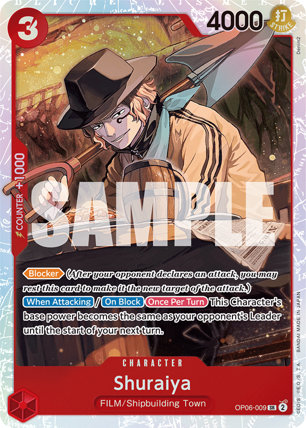 Shuraiya - OP06-009 - WINGS OF THE CAPTAIN