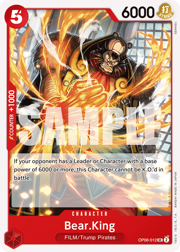 Bear.King - OP06-012 - WINGS OF THE CAPTAIN