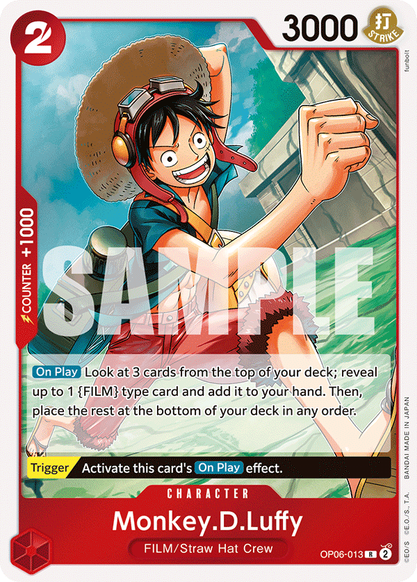 Monkey.D.Luffy - OP06-013 - WINGS OF THE CAPTAIN