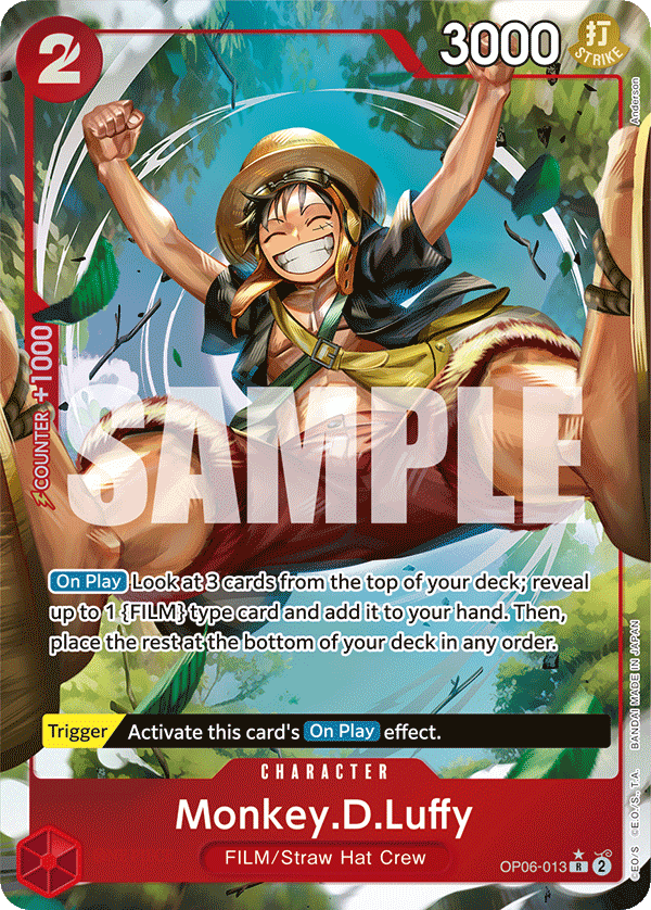 Monkey.D.Luffy (Alternate Art) - OP06-013 - WINGS OF THE CAPTAIN