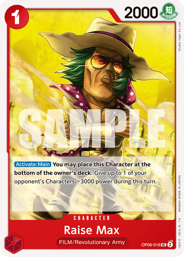 Raise Max - OP06-016 - WINGS OF THE CAPTAIN