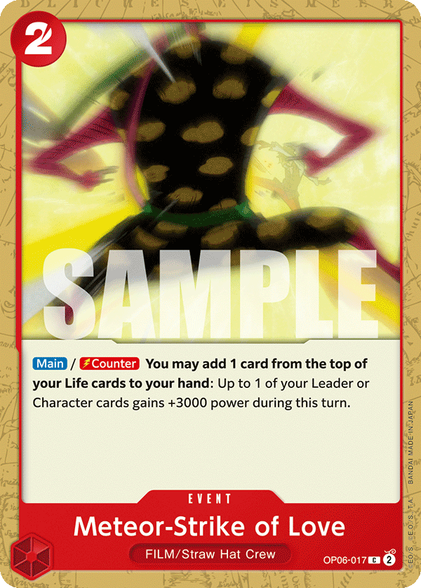 Meteor-Strike of Love - OP06-017 - WINGS OF THE CAPTAIN
