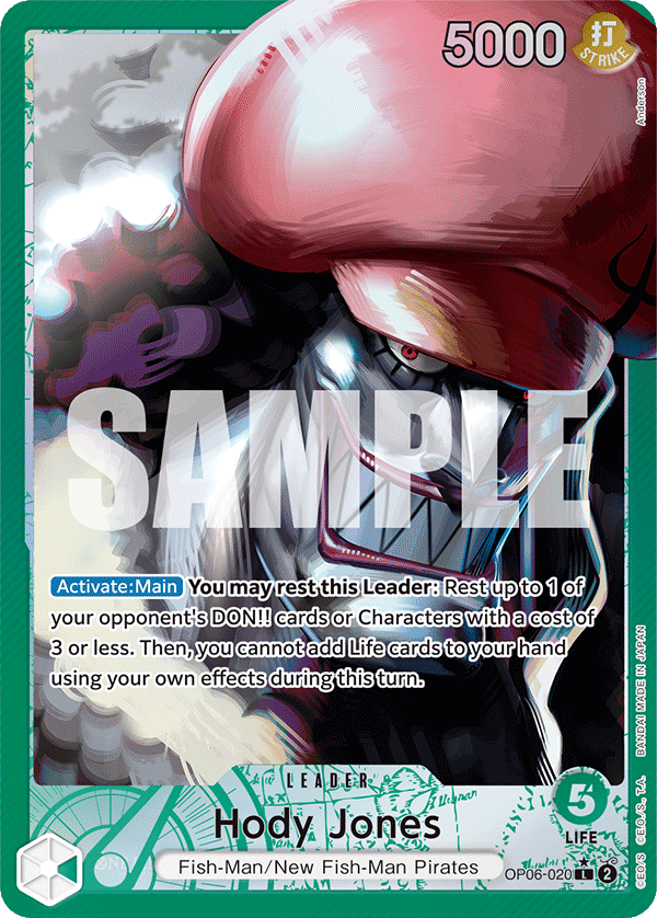 Hody Jones (Alternate Art) - OP06-020 - WINGS OF THE CAPTAIN