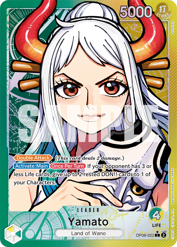 Yamato (Alternate Art) - OP06-022 - WINGS OF THE CAPTAIN