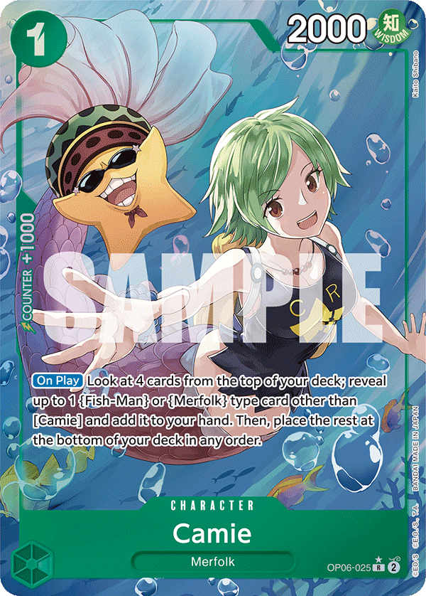Camie (Alternate Art) - OP06-025 - WINGS OF THE CAPTAIN