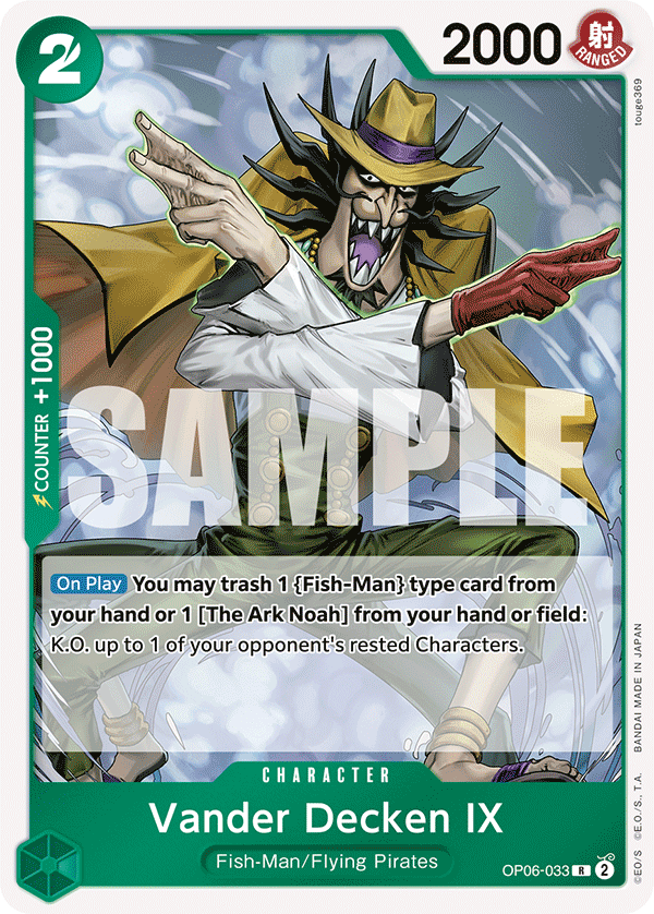 Vander Decken IX - OP06-033 - WINGS OF THE CAPTAIN
