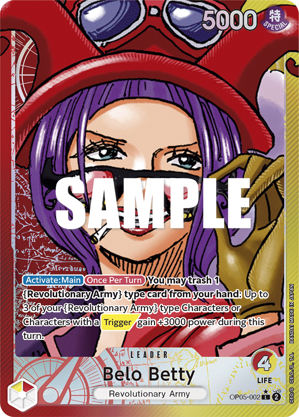 Belo Betty (Alternate Art) - OP05-002 - AWAKENING OF THE NEW ERA