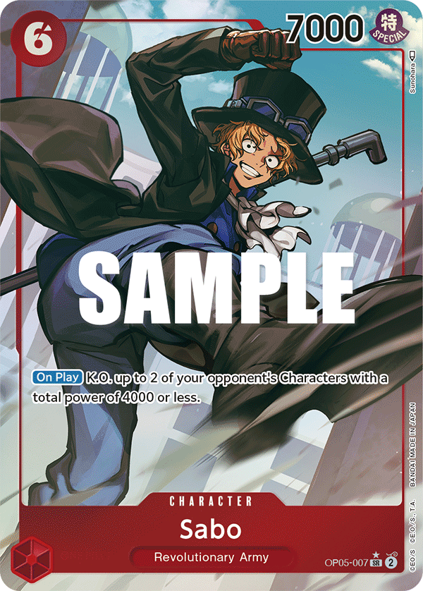 Sabo (Alternate Art) - OP05-007 - AWAKENING OF THE NEW ERA