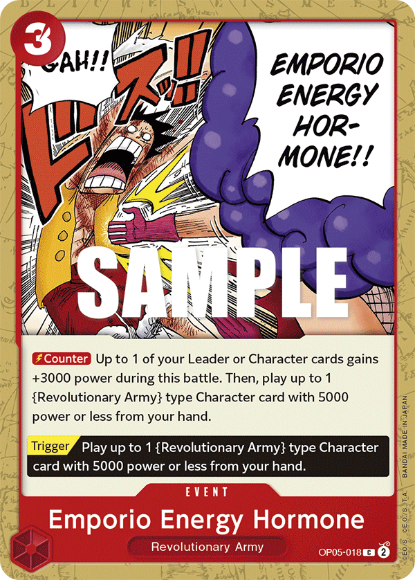 Emporio Energy Hormone - OP05-018 - AWAKENING OF THE NEW ERA