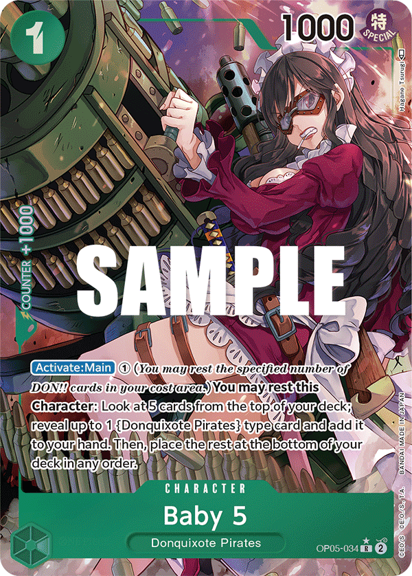 Baby 5 (Alternate Art) - OP05-034 - AWAKENING OF THE NEW ERA