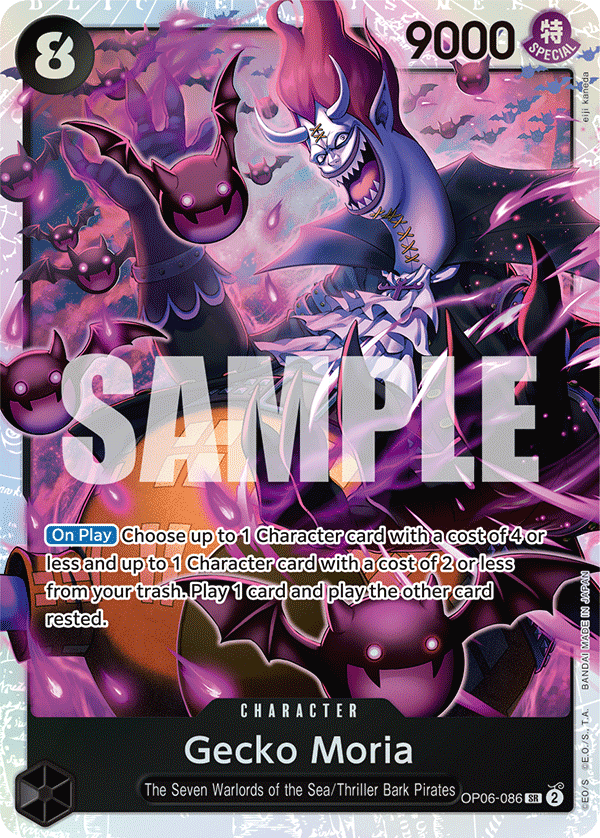 Gecko Moria - OP06-086 - WINGS OF THE CAPTAIN
