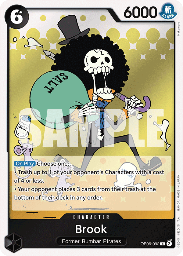 Brook - OP06-092 - WINGS OF THE CAPTAIN
