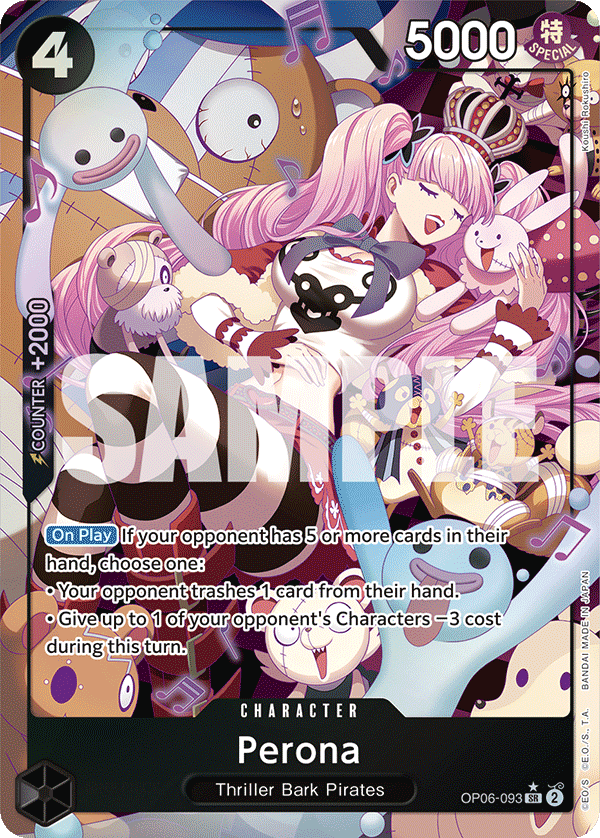 Perona (Alternate Art) - OP06-093 - WINGS OF THE CAPTAIN