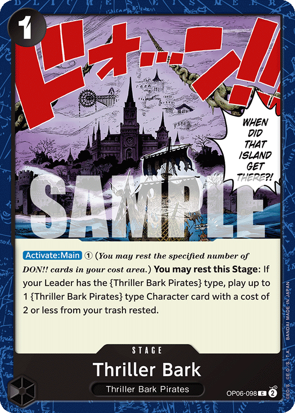 Thriller Bark - OP06-098 - WINGS OF THE CAPTAIN