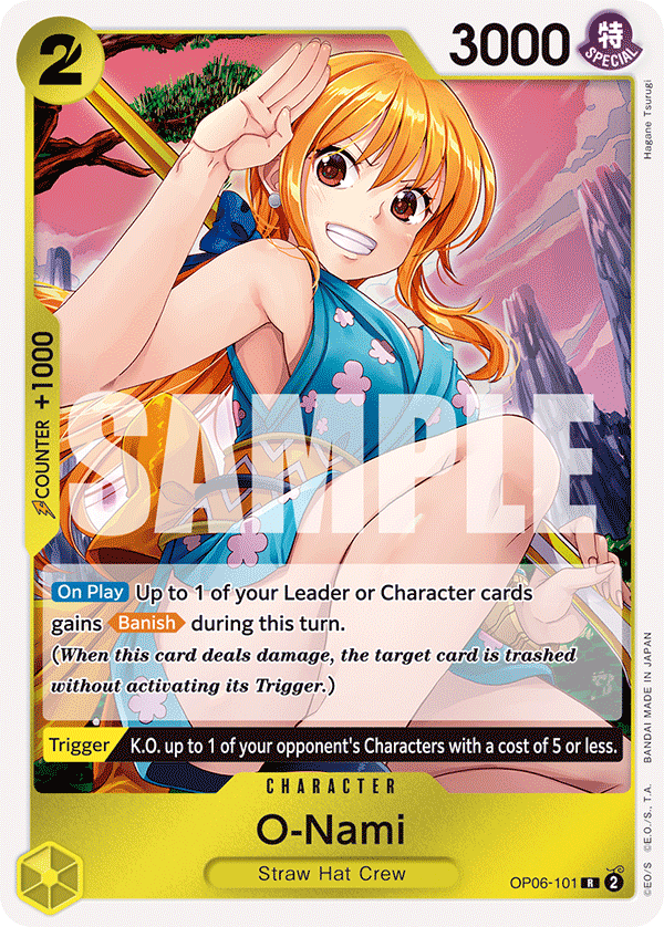 O-Nami - OP06-101 - WINGS OF THE CAPTAIN