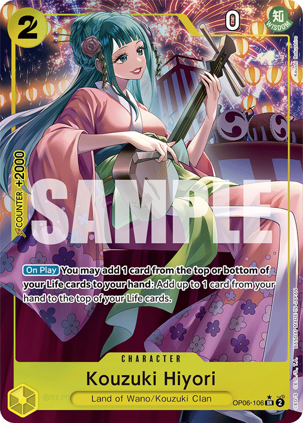 Kouzuki Hiyori (Alternate Art) - OP06-106 - WINGS OF THE CAPTAIN
